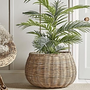 RATANOVÝ Květináč CLASIC ROUND XXL, Grey, Ø58x43 cm