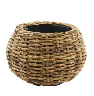 RATANOVÝ Květináč DRYPOT ABACA Natural, Ø57x44 cm